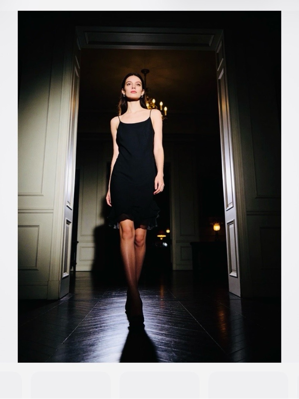 Be Smart Black sleevelessRuffle Knee Black dress. Size 13/14
